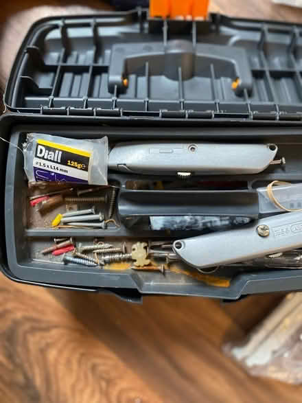 Photo of free Small tool box with odd and ends (Shurdington GL51) #2