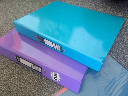 Photo of free Lever arch files and dividers (Wigston LE18) #1