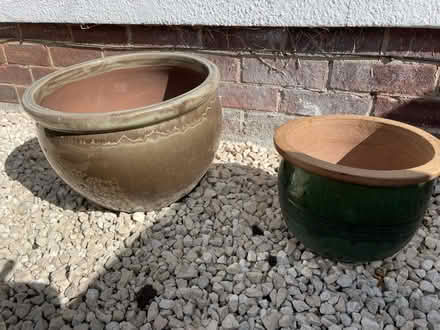 Photo of free Two plant pots (Oakley HP18) #3