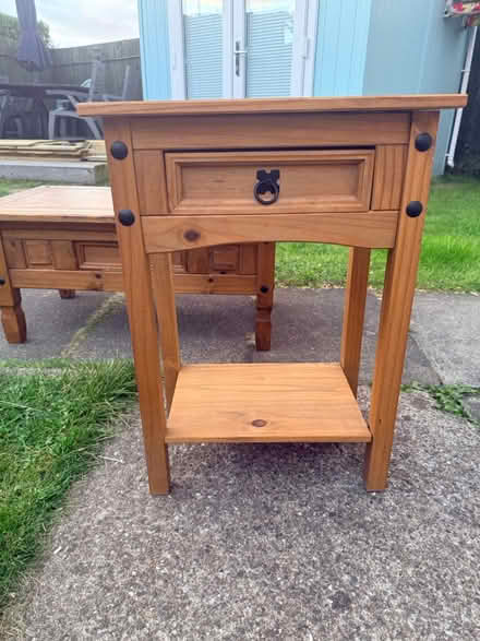 Photo of free Two wood tables (Gateshead NE10) #1