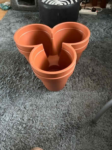 Photo of free Unused stackable plant pots (plus more plastic plant pots) (Hanover BN2) #2