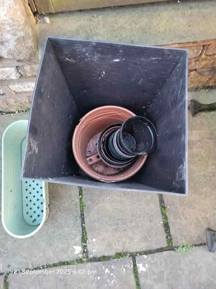 Photo of free Plastic pots (ST7 4L, Mow Cop) #1