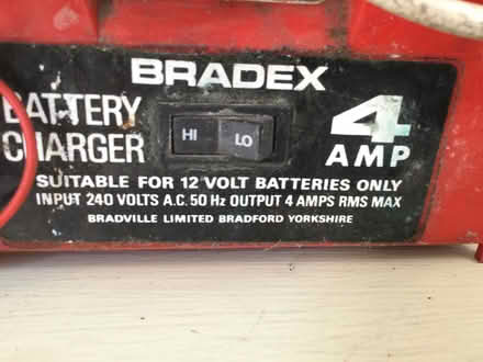 Photo of free Old car battery charger (Lewes BN7) #1