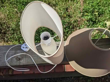 Photo of free 2 lamp shades 1 lamp (sandycove recycle depot) #1
