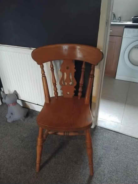Photo of free Drop leaf table and 2 chairs (Lowedges. S8) #2
