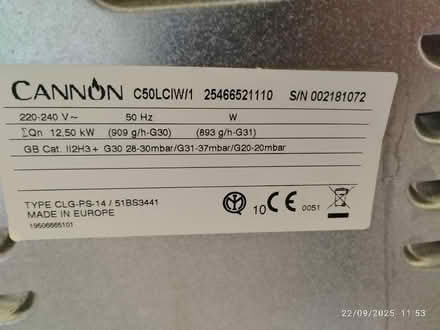 Photo of free Gas cooker (bottled gas) (St Martins SY10) #2