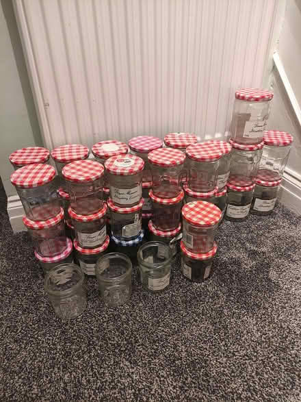 Photo of free 7x Large and 35 X regular Jam jars (Solihull B92) #1