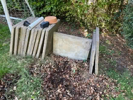 Photo of free 13 Concrete Paver Slabs (Leamington Spa CV32) #1