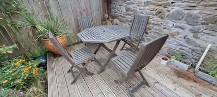 Photo of free Garden table and chairs (Presteigne LD8) #3