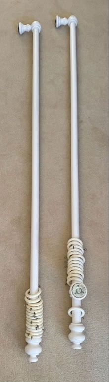 Photo of free White wooden curtain rail 2.4m (Sevenoaks TN13) #1