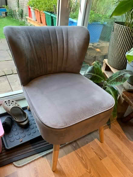 Photo of free Velvet sofa chair vgc (Northfield B31) #2