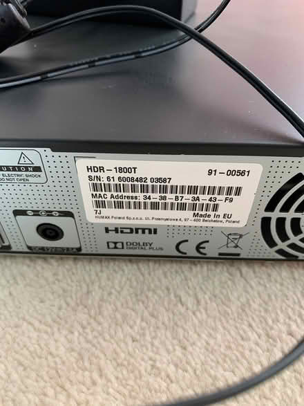 Photo of free Humax HDR-1800T (East Morton BD20) #3