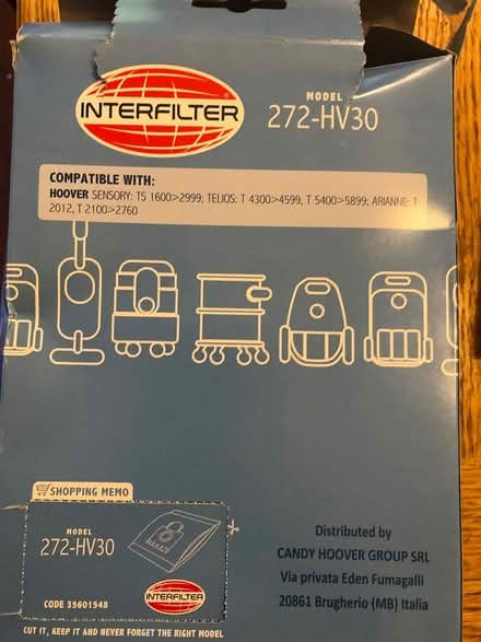 Photo of free Hoover bags (Alverstoke PO12) #2