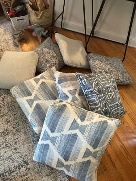 Photo of free 8 throw pillows (Capitol Hill) #1