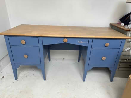 Photo of free Solid wooden desk (NR34) #1