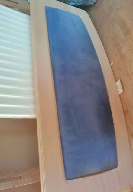 Photo of free Double bed size headboard (Low Beechburn DL15) #1