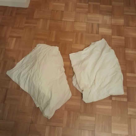 Photo of free Single fitted sheets/dust covers (Franklands Village RH17) #1