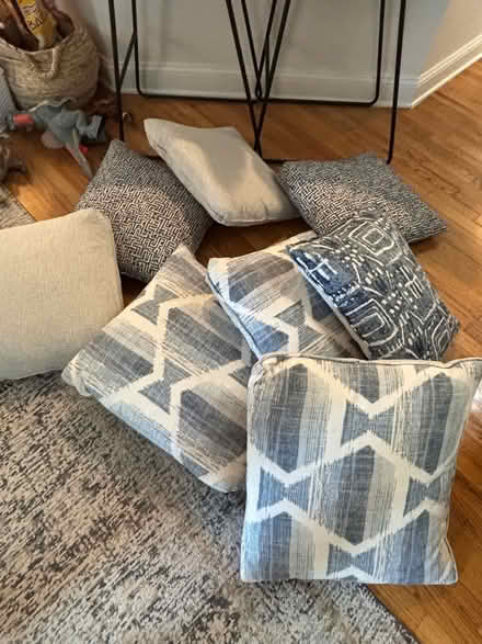 Photo of free 8 throw pillows (Capitol Hill) #2