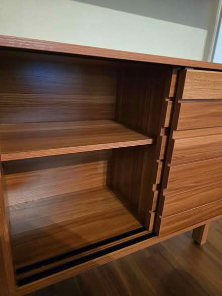 Photo of free Wall mounted bookshelf (Near Eskenazi Hospital and VA) #2