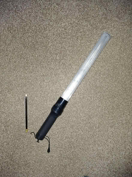 Photo of free Large red/green wand for vehicle guiding (Golden Triangle NR2) #1