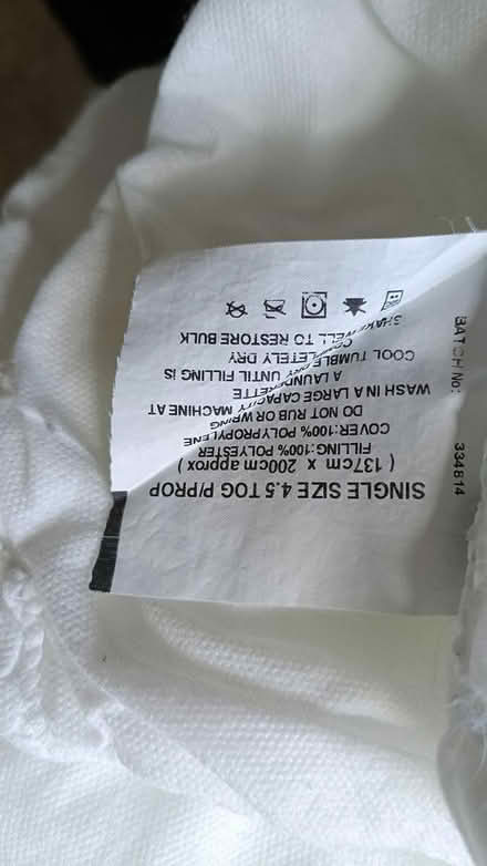Photo of free A double duvet cover and duvet (White City, W12) #3