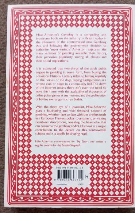 Photo of free Gambling: A Story of Triumph and Disaster - BOOK (Erith DA8) #2
