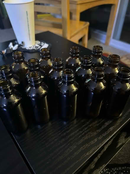 Photo of free 14 -2 oz amber glass dropper bottle (Oxon hill) #1