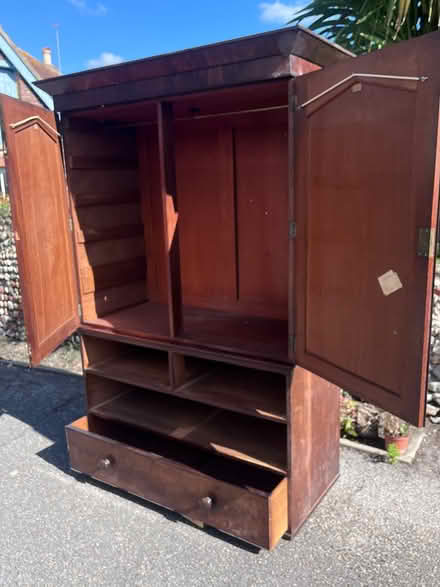 Photo of free Mahogany Wardrobe with drawers (Emsworth PO10) #2