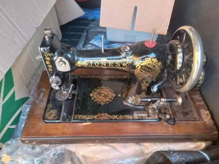 Photo of free Old Jones sewing machine (Bebington) #1