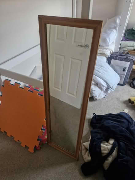 Photo of free Full length wooden mirror (Bromley, BR2) #1