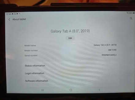 Photo of free Samsung Galaxy Tab A. 8" (Pooley Green TW20) #1