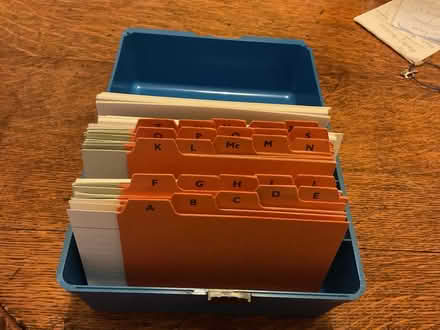 Photo of free Card index (West Hill TN34) #1