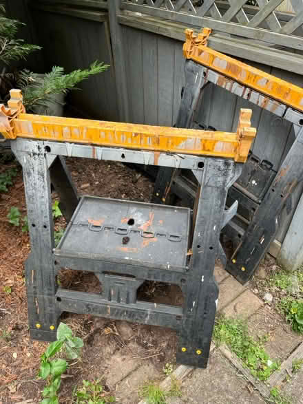Photo of free 2 saw horses (Metuchen NJ) #2