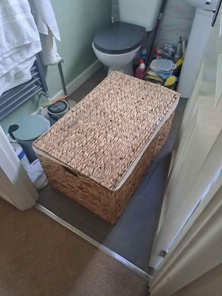 Photo of free Wicker storage box (Luton) #1