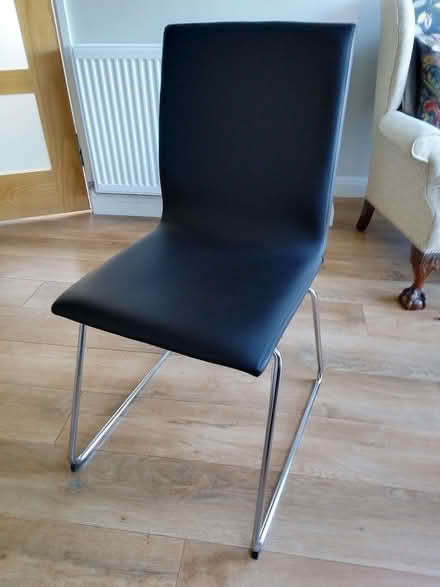 Photo of free Ikea black desk or dining chair (Saltford) #1