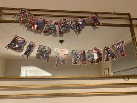 Photo of free Marvel Happy Birthday Bunting (Cricklewood NW2) #2