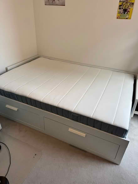 Photo of free IKEA Brimnes bed (Trumpington) #2