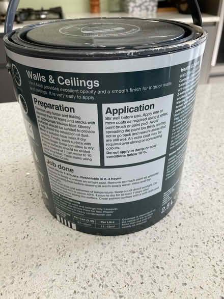 Photo of free Magnolia Paint 2.5L (Belmont Close Uxbridge UB8) #2