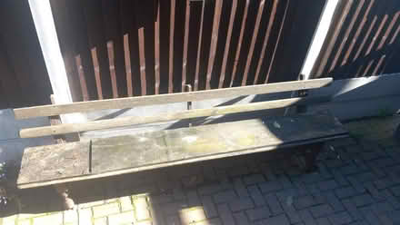 Photo of free Old outdoor bench (Horsforth, LS18) #1