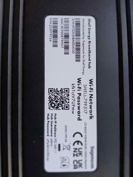 Photo of free Shell broadband wifi router (Dawlish EX7) #2