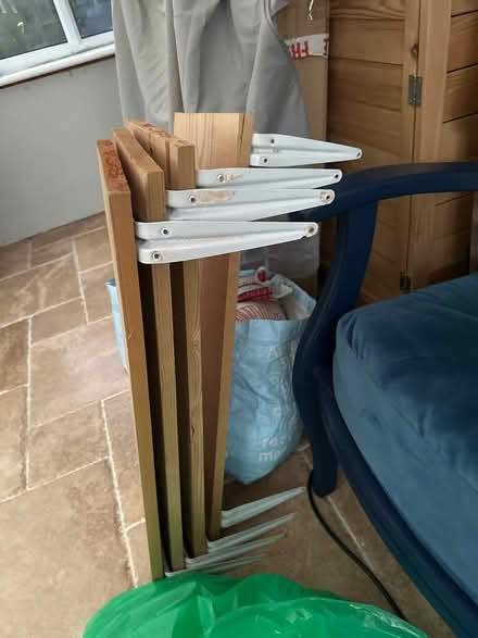 Photo of free Four shelves with brackets (Salvington bn13) #2