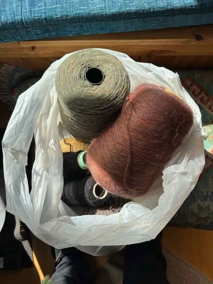Photo of free Two bags of coned mixed yarns. (Wivenhoe CO7) #2