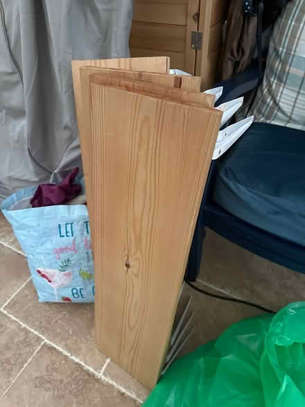 Photo of free Four shelves with brackets (Salvington bn13) #1