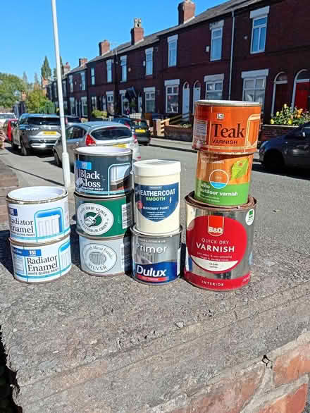 Photo of free Lots of pots of paint (Edgeley SK3) #1
