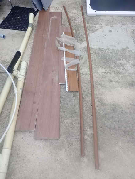 Photo of free Golden oak coloured plastic trim . (Norcross FY5) #1