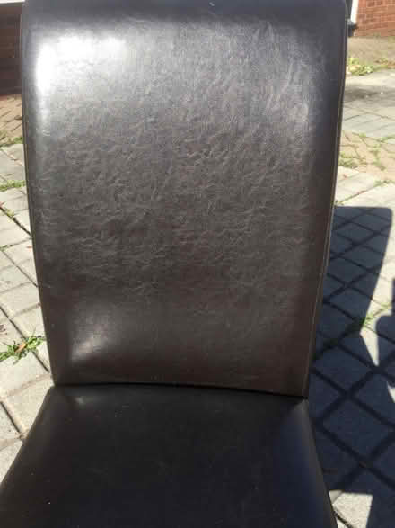 Photo of free Dark Chocolate Brown Leather Chair (Liverpool L6) #2