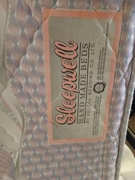 Photo of free 3' (90cm) wide mattress no fire label (Kingston Hill ST18) #2