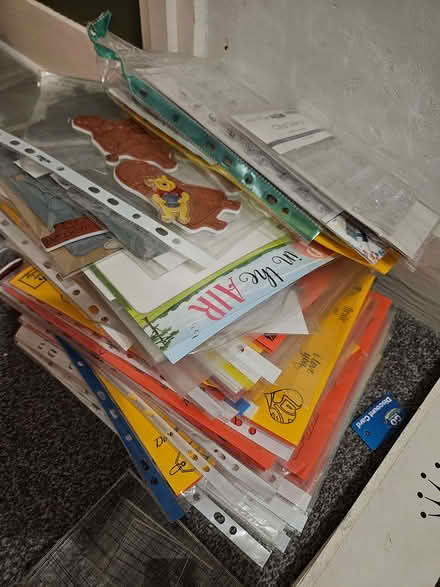 Photo of free 100s of clear crafting stamps and some acrylic blocks (South End MK42) #1