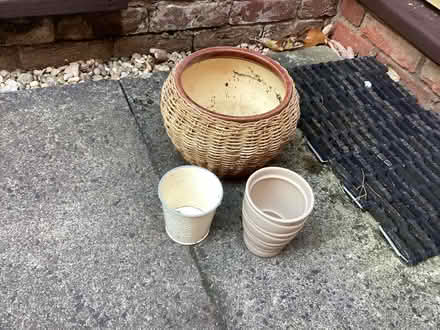Photo of free Indoor plant pots x 3 (Hackney Cross WR13) #1