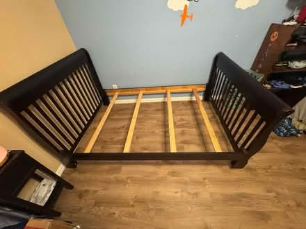 Photo of free Full size bed frame (75115) #2